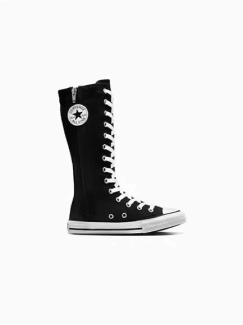 Converse Chuck Taylor All Star XHi Kids Size 1 Black High Top Sneakers NWOB
